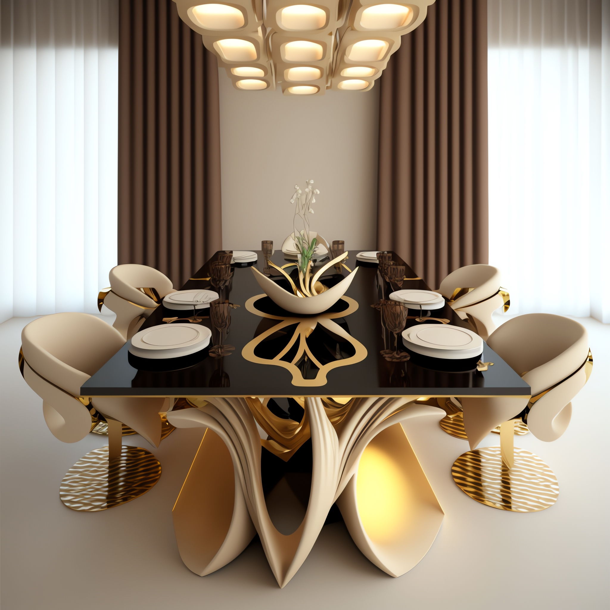 图片[60]-全球设计案例智能库_OJBKAI.COM轻奢简欧客餐厅_Midjourney灵感图库-全球设计案例智能库_OJBKAI.COM设计智库