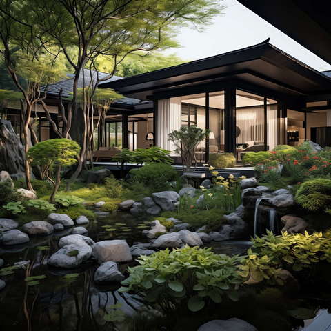 图片[45]-全球设计案例智能库_OJBKAI.COM别墅庭院景观Midjourney灵感图库-_设计智库－全球设计案例智能库_OJBKAI.COM-全球设计案例智能库_OJBKAI.COM设计智库