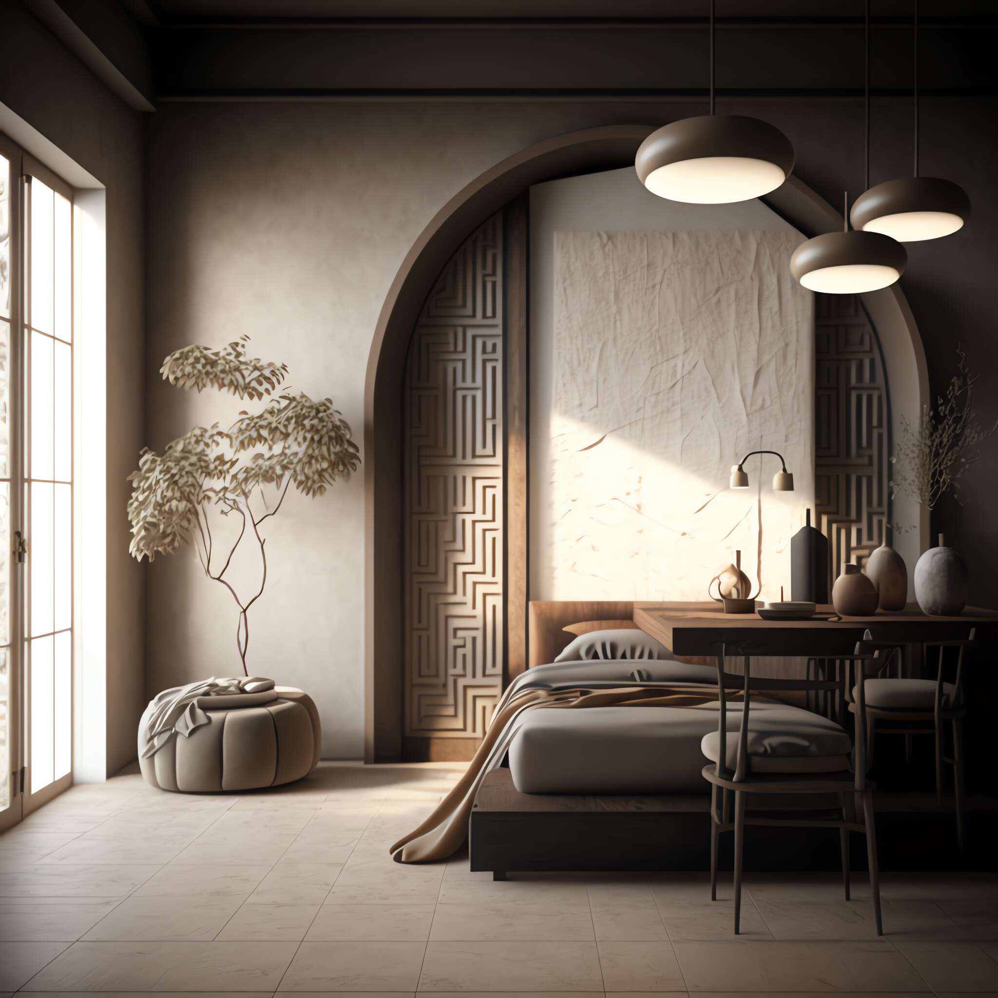 禅意客餐厅Midjourney灵感图库-_设计智库－全球设计案例智能库_OJBKAI.COM-全球设计案例智能库_OJBKAI.COM设计智库