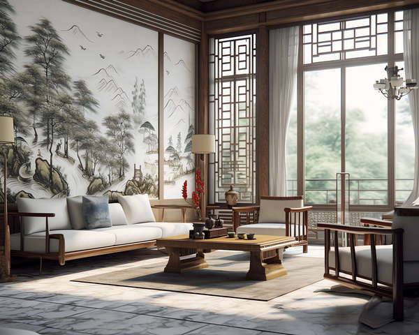 图片[59]-全球设计案例智能库_OJBKAI.COM住宅中式客厅Midjourney灵感图库-_设计智库－全球设计案例智能库_OJBKAI.COM-全球设计案例智能库_OJBKAI.COM设计智库