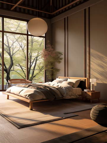 侘寂风格卧室_Midjourney灵感图库-_设计智库－全球设计案例智能库_OJBKAI.COM-全球设计案例智能库_OJBKAI.COM设计智库
