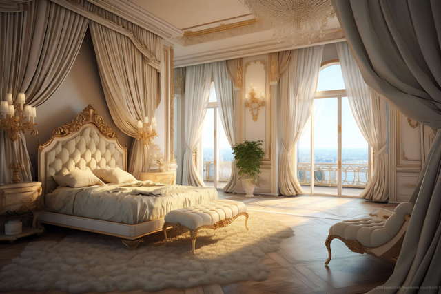 古典欧式卧室Midjourney灵感图库-_设计智库－全球设计案例智能库_OJBKAI.COM-全球设计案例智能库_OJBKAI.COM设计智库