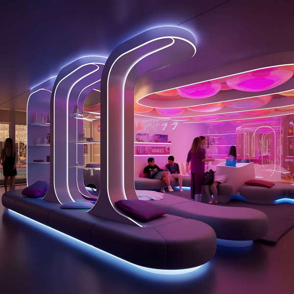 异型天花造型Midjourney灵感图库-_设计智库－全球设计案例智能库_OJBKAI.COM-全球设计案例智能库_OJBKAI.COM设计智库