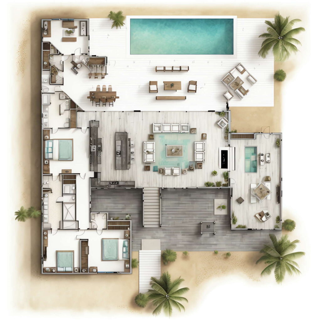 图片[2]-全球设计案例智能库_OJBKAI.COM别墅平面布局图Midjourney灵感图库-名师联智库－全球设计案例智能库名师联素材平台-全球设计案例智能库_OJBKAI.COM设计智库