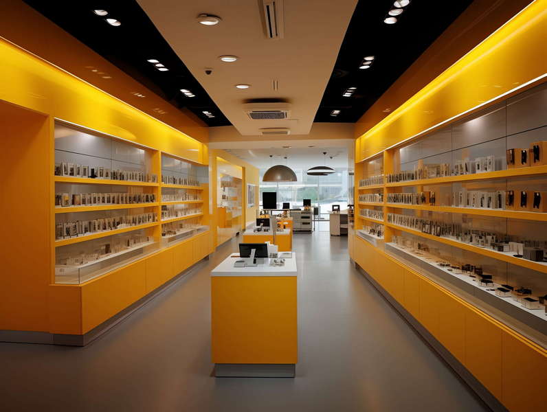 电子产品店Midjourney灵感图库-_设计智库－全球设计案例智能库_OJBKAI.COM-全球设计案例智能库_OJBKAI.COM设计智库