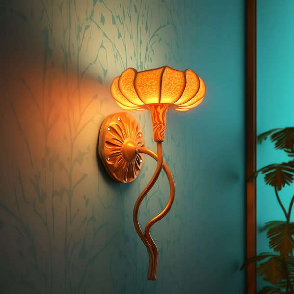 艺术壁灯Midjourney灵感图库-_设计智库－全球设计案例智能库_OJBKAI.COM-全球设计案例智能库_OJBKAI.COM设计智库