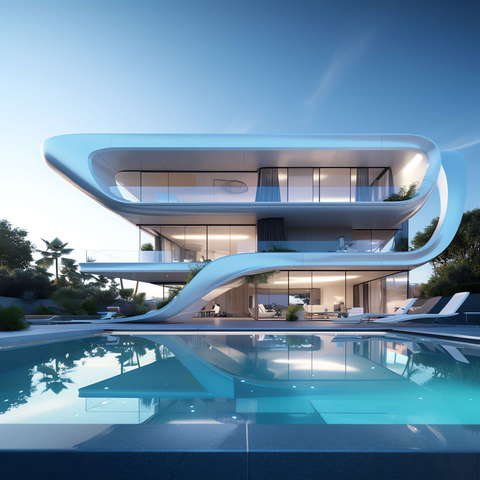 图片[41]-全球设计案例智能库_OJBKAI.COM别墅建筑外观Midjourney灵感图库-_设计智库－全球设计案例智能库_OJBKAI.COM-全球设计案例智能库_OJBKAI.COM设计智库