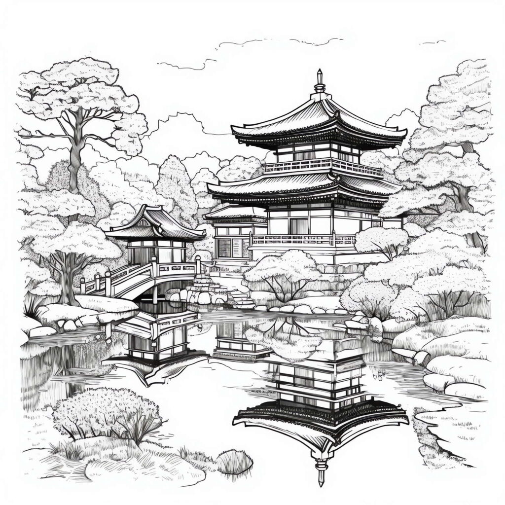 图片[30]-全球设计案例智能库_OJBKAI.COM中式古建筑草图Midjourney灵感图库-名师联智库－全球设计案例智能库名师联素材平台-全球设计案例智能库_OJBKAI.COM设计智库