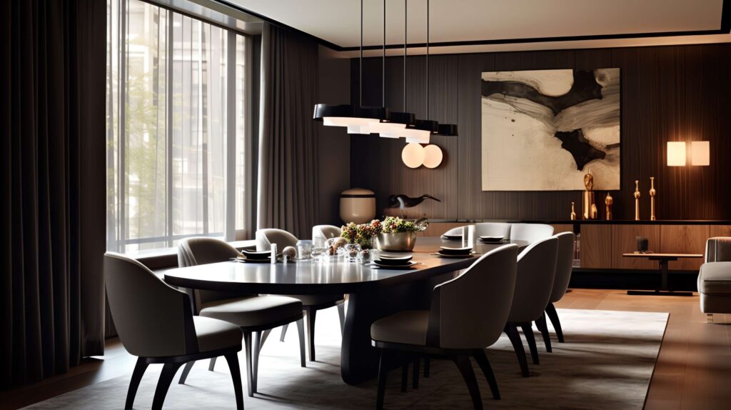 图片[22]-全球设计案例智能库_OJBKAI.COM现代别墅餐厅Midjourney灵感图库-_设计智库－全球设计案例智能库_OJBKAI.COM-全球设计案例智能库_OJBKAI.COM设计智库