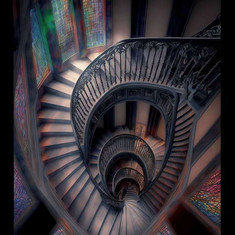 图片[2]-全球设计案例智能库_OJBKAI.COM科幻旋转楼梯-4_Midjourney灵感图库-设计智库－全球设计案例智能库_OJBKAI.COM-全球设计案例智能库_OJBKAI.COM设计智库