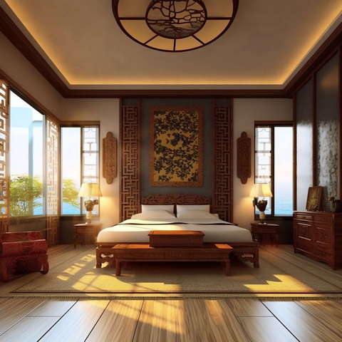图片[3]-全球设计案例智能库_OJBKAI.COM古典中式卧室Midjourney灵感图库-_设计智库－全球设计案例智能库_OJBKAI.COM-全球设计案例智能库_OJBKAI.COM设计智库