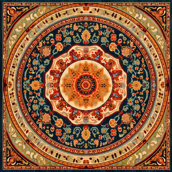 图片[23]-全球设计案例智能库_OJBKAI.COM复古圆形地毯Midjourney灵感图库-_设计智库－全球设计案例智能库_OJBKAI.COM-全球设计案例智能库_OJBKAI.COM设计智库