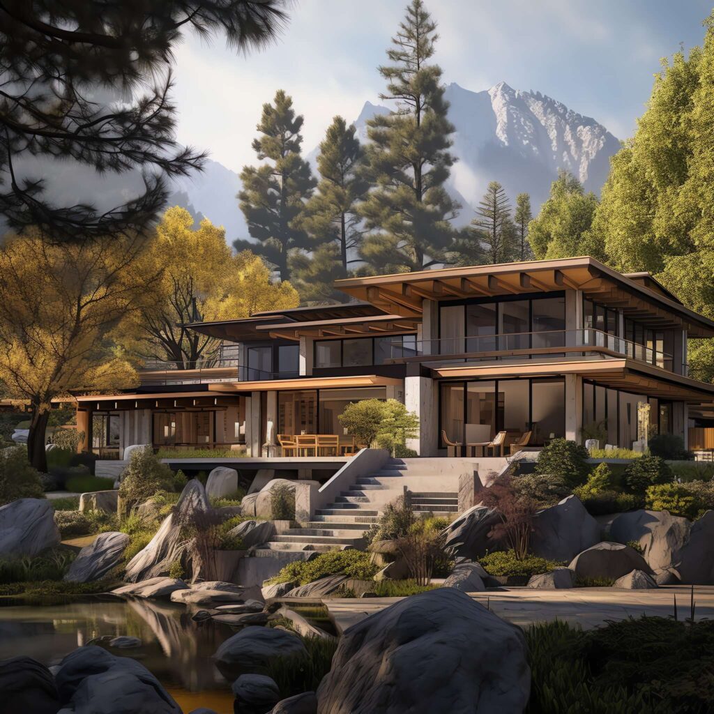 图片[18]-全球设计案例智能库_OJBKAI.COM中式别墅庭院Midjourney灵感图库-_设计智库－全球设计案例智能库_OJBKAI.COM-全球设计案例智能库_OJBKAI.COM设计智库