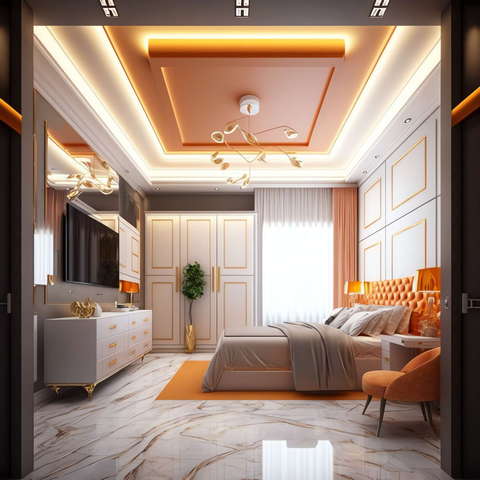 简欧卧室设计Midjourney灵感图库-_设计智库-全球设计案例智能库_OJBKAI.COM-全球设计案例智能库_OJBKAI.COM设计智库