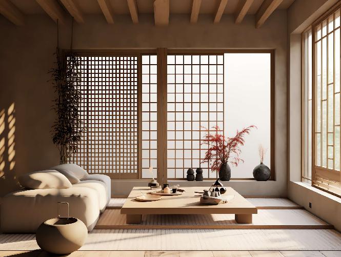 图片[117]-全球设计案例智能库_OJBKAI.COM侘寂风客厅住宅Midjourney灵感图库-_设计智库－全球设计案例智能库_OJBKAI.COM-全球设计案例智能库_OJBKAI.COM设计智库