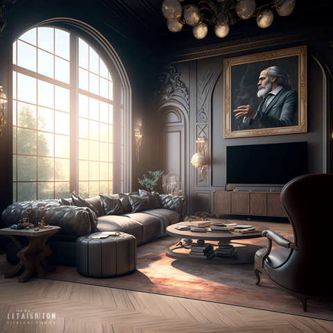 图片[22]-全球设计案例智能库_OJBKAI.COM欧式书房客厅设计Midjourney灵感图库-_设计智库－全球设计案例智能库_OJBKAI.COM-全球设计案例智能库_OJBKAI.COM设计智库