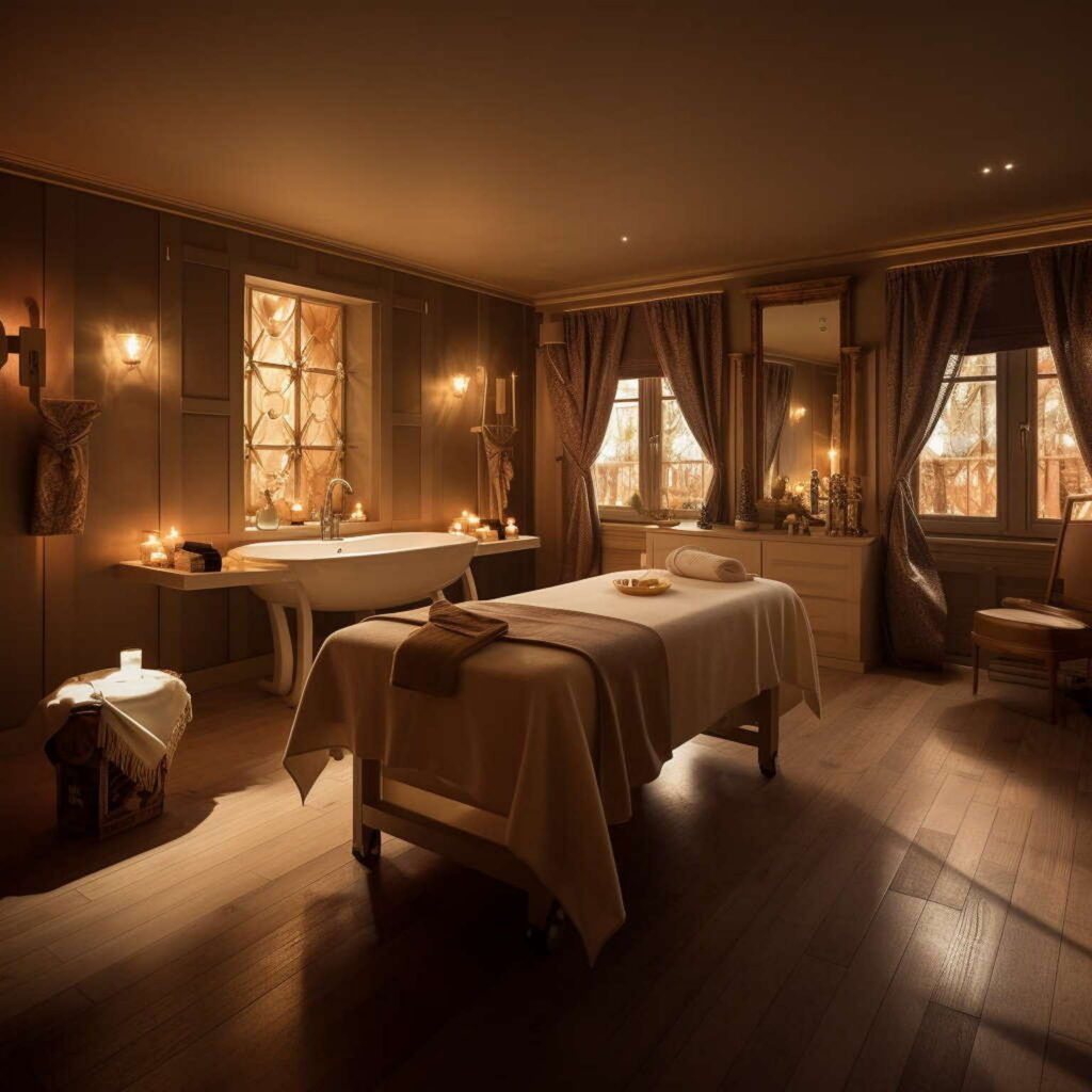 现代时尚SPA_Midjourney灵感图库-设计智库－全球设计案例智能库_OJBKAI.COM-全球设计案例智能库_OJBKAI.COM设计智库