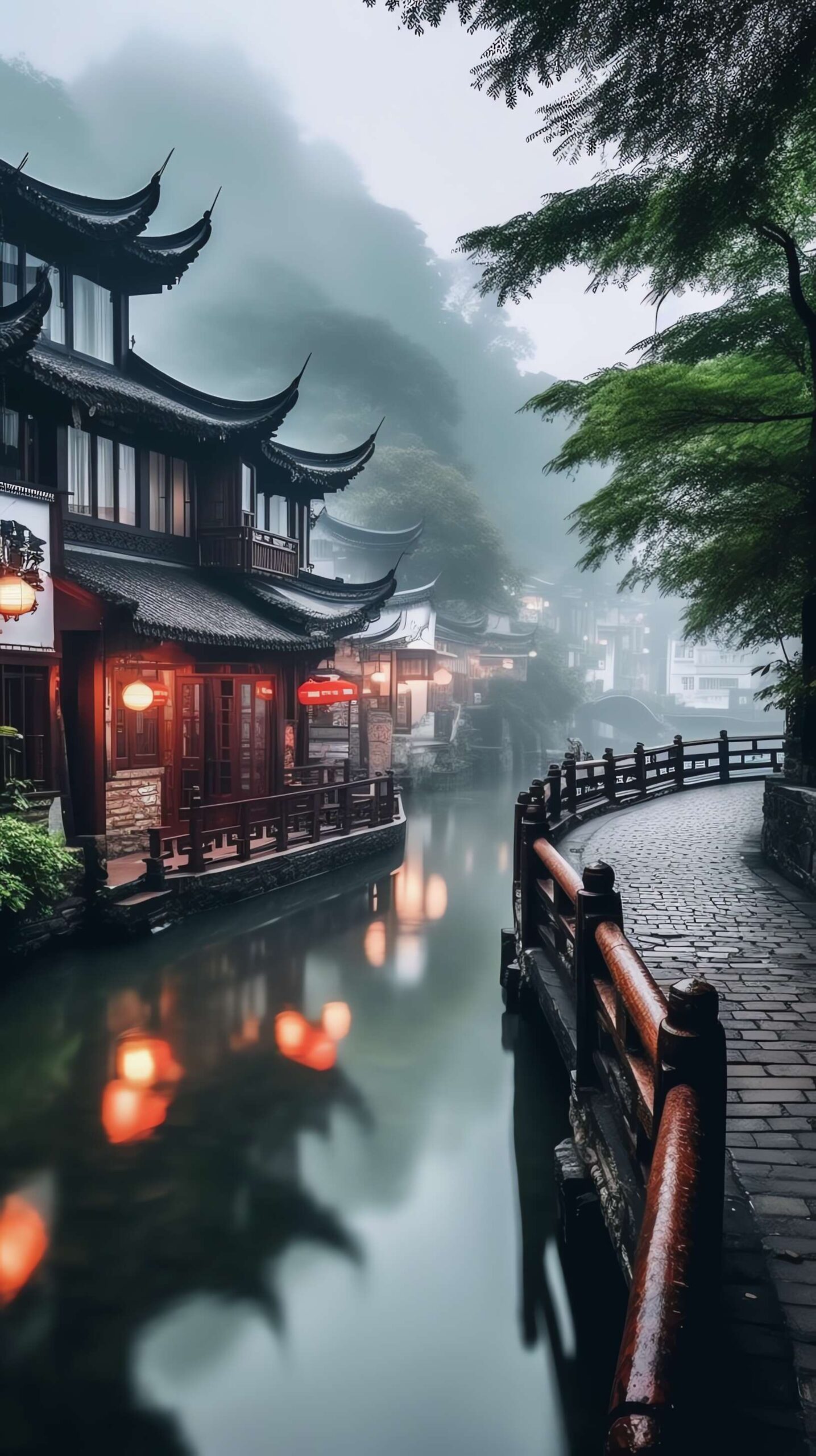 图片[13]-全球设计案例智能库_OJBKAI.COM意境江南小镇Midjourney灵感图库-_设计智库－全球设计案例智能库_OJBKAI.COM-全球设计案例智能库_OJBKAI.COM设计智库