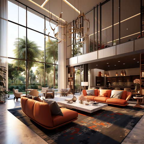 图片[17]-全球设计案例智能库_OJBKAI.COM现代挑高客厅Midjourney灵感图库-_设计智库－全球设计案例智能库_OJBKAI.COM-全球设计案例智能库_OJBKAI.COM设计智库