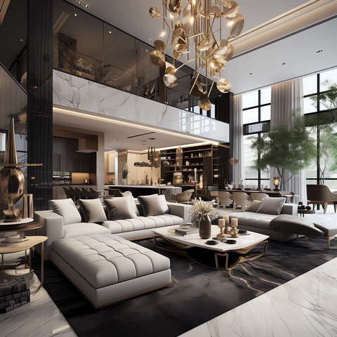 图片[8]-全球设计案例智能库_OJBKAI.COM现代前卫时尚挑高客厅Midjourney灵感图库-_设计智库－全球设计案例智能库_OJBKAI.COM-全球设计案例智能库_OJBKAI.COM设计智库