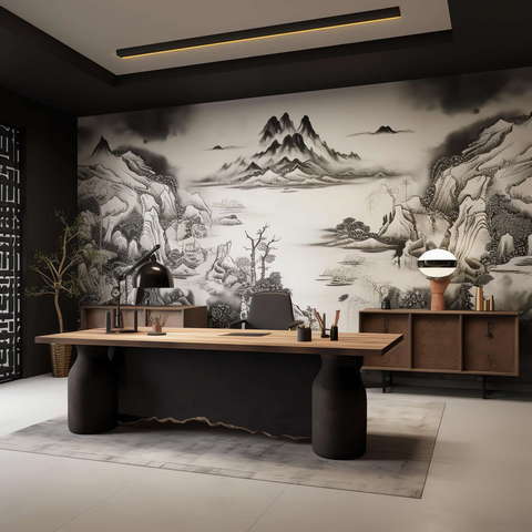 图片[7]-全球设计案例智能库_OJBKAI.COM新中式书房Midjourney灵感图库-_设计智库－全球设计案例智能库_OJBKAI.COM-全球设计案例智能库_OJBKAI.COM设计智库