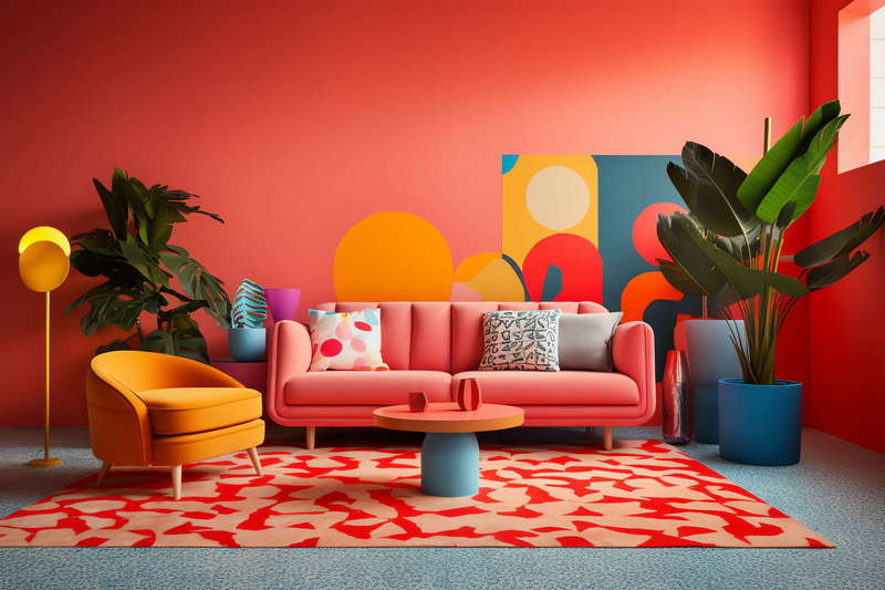 图片[3]-全球设计案例智能库_OJBKAI.COM时尚色彩碰撞家居搭配Midjourney灵感图库-_设计智库－全球设计案例智能库_OJBKAI.COM-全球设计案例智能库_OJBKAI.COM设计智库