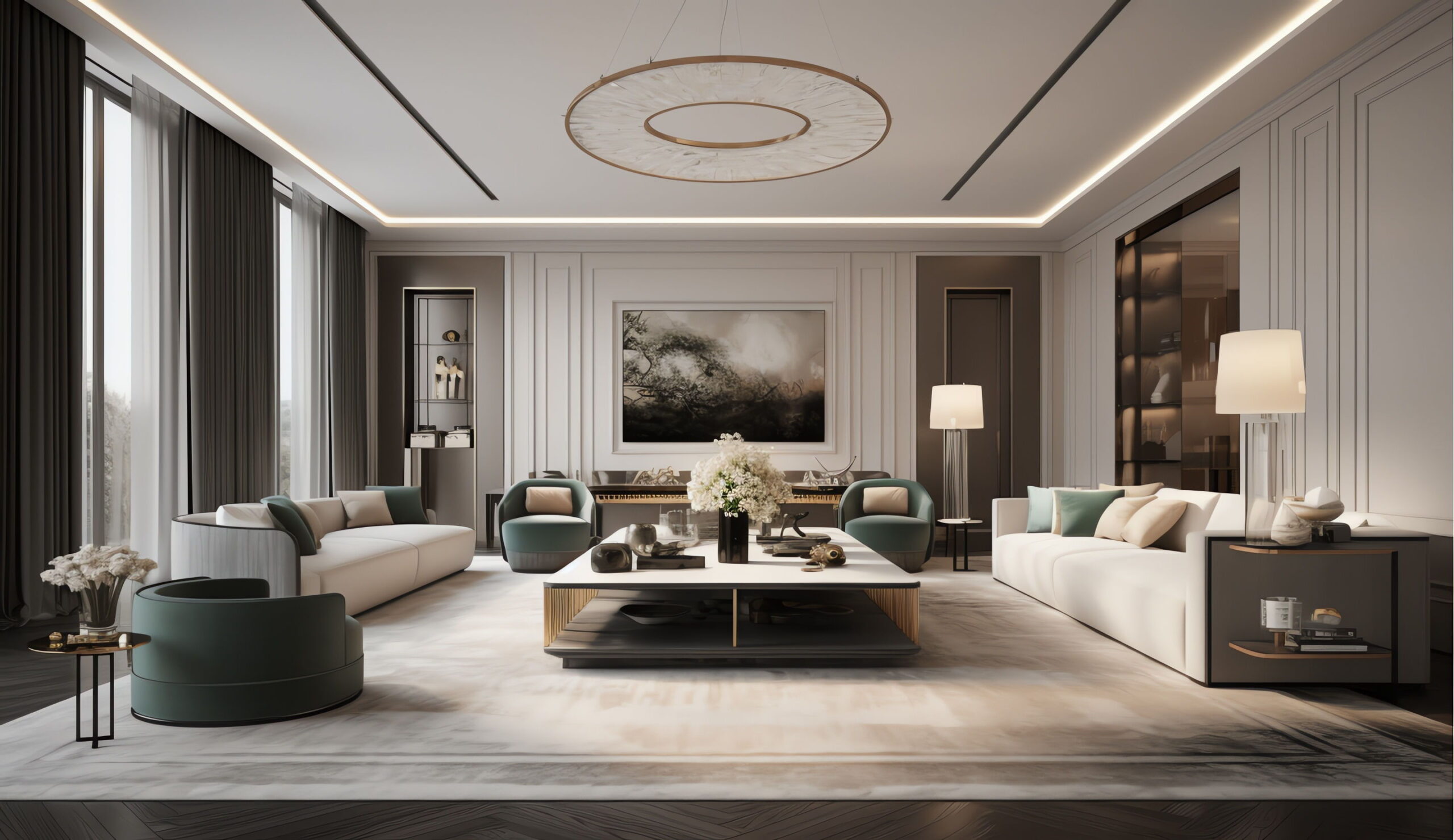 图片[32]-全球设计案例智能库_OJBKAI.COM轻奢风客餐厅_Midjourney灵感图库-全球设计案例智能库_OJBKAI.COM设计智库