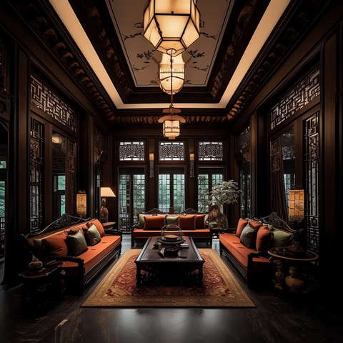 图片[20]-全球设计案例智能库_OJBKAI.COM住宅中式客厅Midjourney灵感图库-_设计智库－全球设计案例智能库_OJBKAI.COM-全球设计案例智能库_OJBKAI.COM设计智库