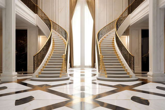 图片[11]-全球设计案例智能库_OJBKAI.COM别墅庄园新古典楼梯Midjourney灵感图库-_设计智库－全球设计案例智能库_OJBKAI.COM-全球设计案例智能库_OJBKAI.COM设计智库