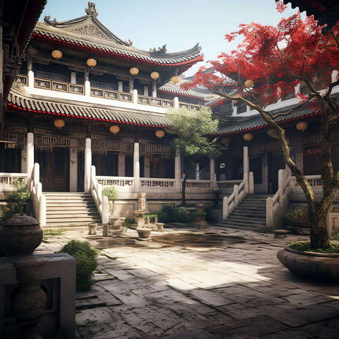 图片[17]-全球设计案例智能库_OJBKAI.COM中式四合院Midjourney灵感图库-_设计智库－全球设计案例智能库_OJBKAI.COM-全球设计案例智能库_OJBKAI.COM设计智库