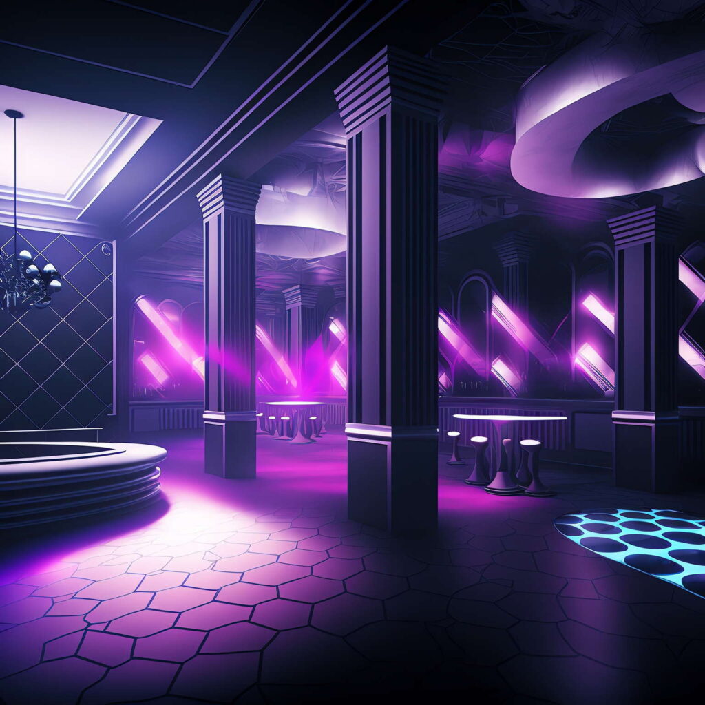 图片[9]-全球设计案例智能库_OJBKAI.COM赛博朋克风霓虹灯设计酒吧_Midjourney灵感图库-_设计智库－全球设计案例智能库_OJBKAI.COM-全球设计案例智能库_OJBKAI.COM设计智库