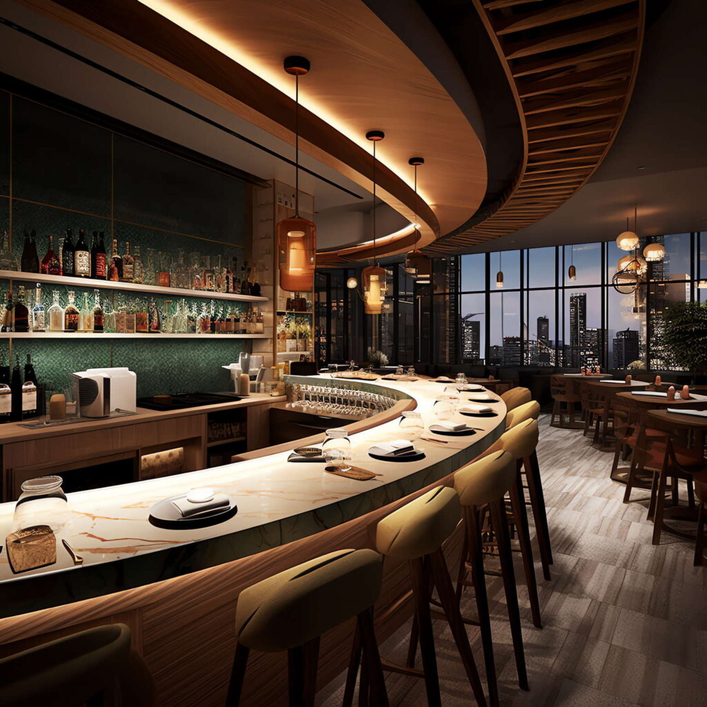 图片[32]-全球设计案例智能库_OJBKAI.COM色彩前卫艺术酒吧吧台区Midjourney灵感图库-_设计智库－全球设计案例智能库_OJBKAI.COM-全球设计案例智能库_OJBKAI.COM设计智库