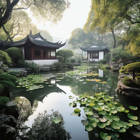 图片[66]-全球设计案例智能库_OJBKAI.COM新中式庭院景观Midjourney灵感图库-_设计智库－全球设计案例智能库_OJBKAI.COM-全球设计案例智能库_OJBKAI.COM设计智库