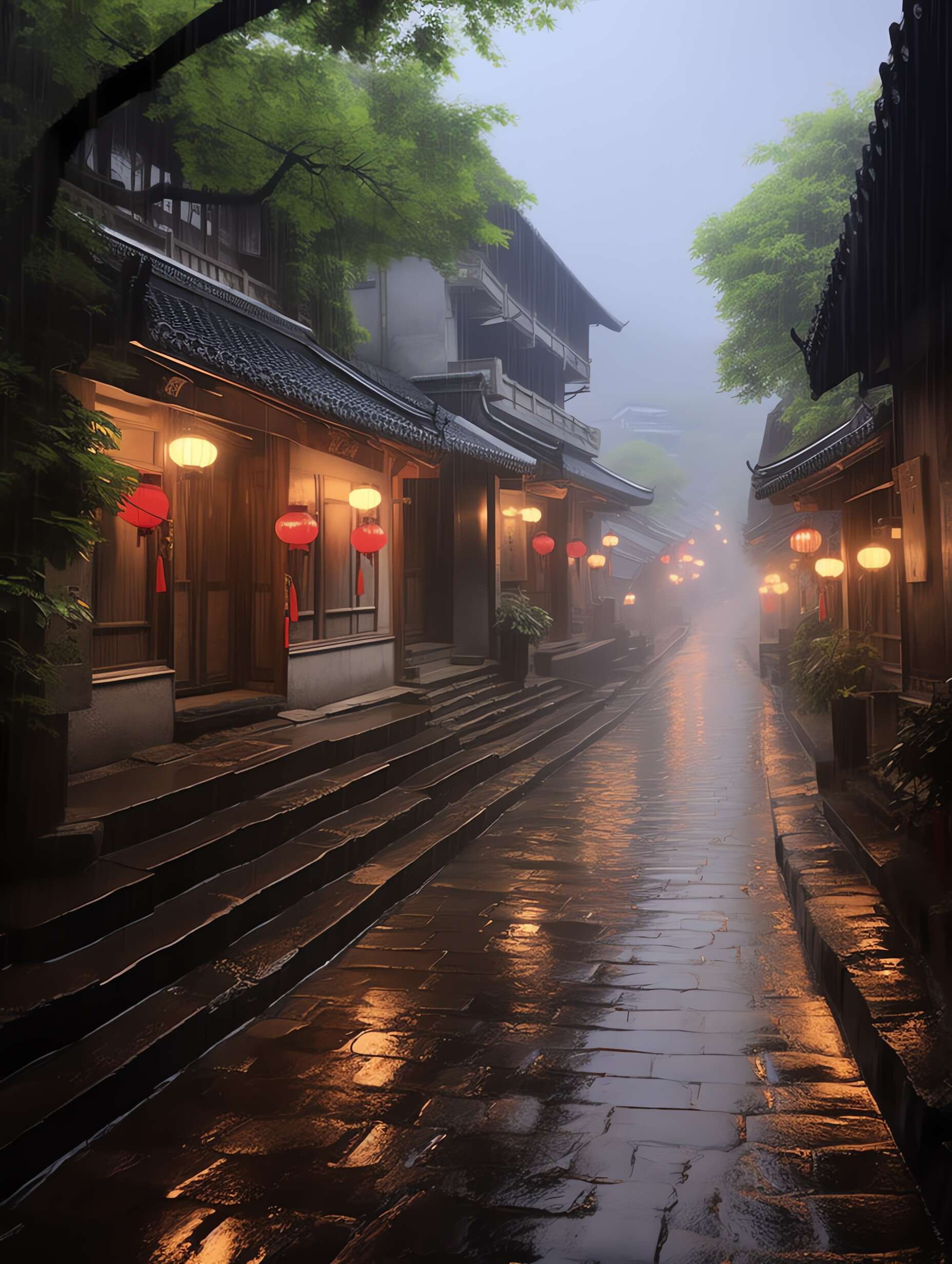 图片[3]-全球设计案例智能库_OJBKAI.COM意境江南小镇Midjourney灵感图库-_设计智库－全球设计案例智能库_OJBKAI.COM-全球设计案例智能库_OJBKAI.COM设计智库