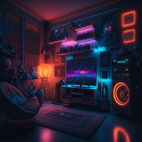 图片[88]-全球设计案例智能库_OJBKAI.COM赛博朋克风霓虹灯设计男孩房1_Midjourney灵感图库-_设计智库－全球设计案例智能库_OJBKAI.COM-全球设计案例智能库_OJBKAI.COM设计智库