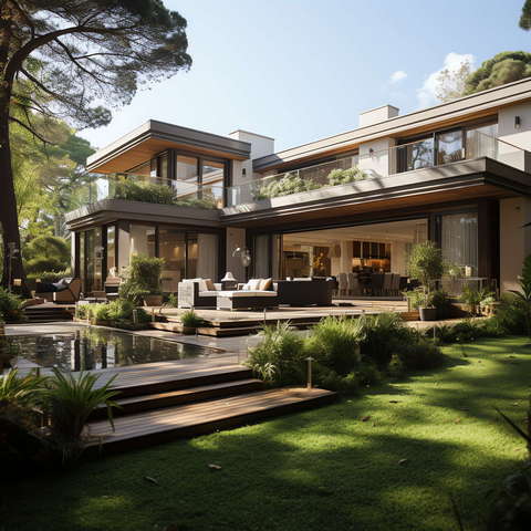 图片[34]-全球设计案例智能库_OJBKAI.COM别墅建筑外观Midjourney灵感图库-_设计智库－全球设计案例智能库_OJBKAI.COM-全球设计案例智能库_OJBKAI.COM设计智库