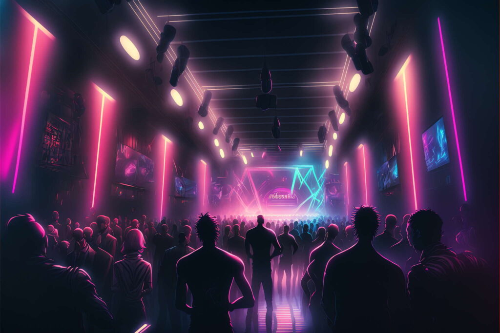 图片[19]-全球设计案例智能库_OJBKAI.COM赛博朋克风霓虹灯设计酒吧_Midjourney灵感图库-_设计智库－全球设计案例智能库_OJBKAI.COM-全球设计案例智能库_OJBKAI.COM设计智库