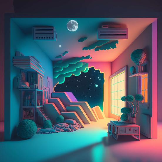 图片[41]-全球设计案例智能库_OJBKAI.COM赛博朋克风霓虹灯设计男孩房1_Midjourney灵感图库-_设计智库－全球设计案例智能库_OJBKAI.COM-全球设计案例智能库_OJBKAI.COM设计智库