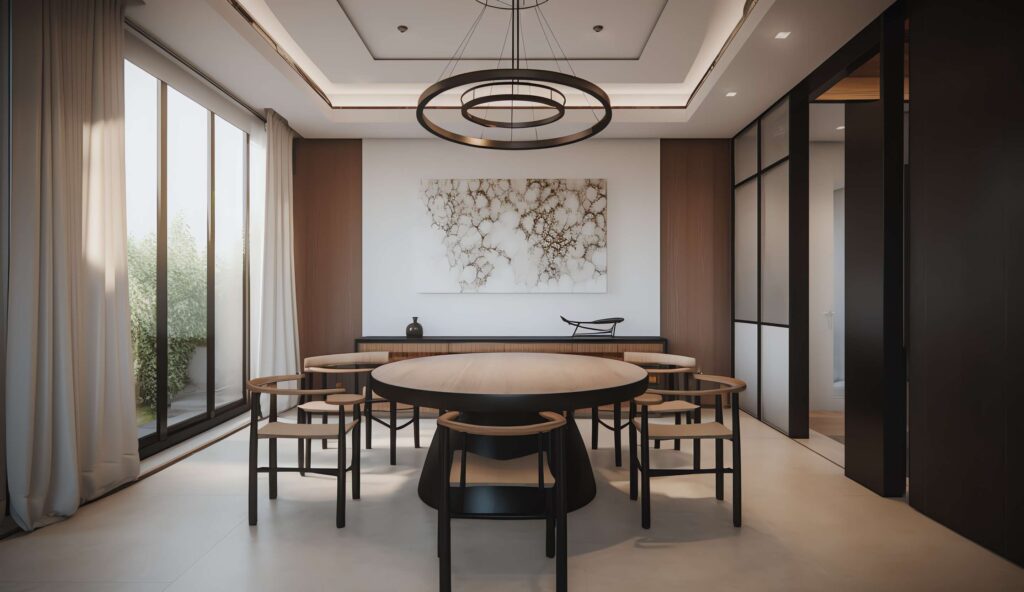 图片[18]-全球设计案例智能库_OJBKAI.COM家装新中式餐厅Midjourney灵感图库-_设计智库－全球设计案例智能库_OJBKAI.COM-全球设计案例智能库_OJBKAI.COM设计智库