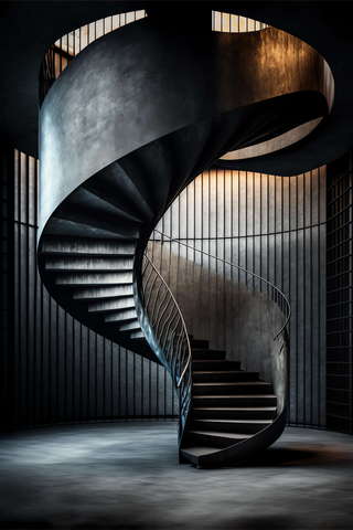 图片[10]-全球设计案例智能库_OJBKAI.COM复古旋转楼梯-5_Midjourney灵感图库-设计智库－全球设计案例智能库_OJBKAI.COM-全球设计案例智能库_OJBKAI.COM设计智库