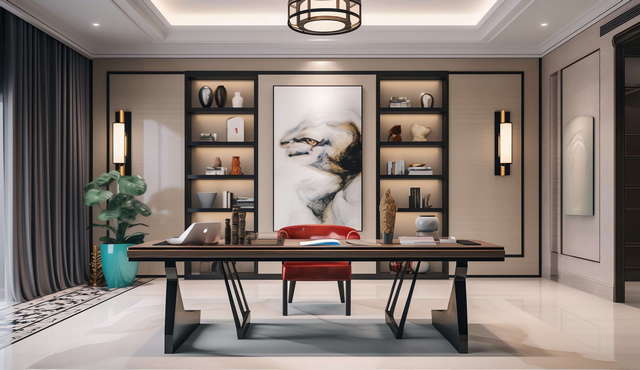 图片[18]-全球设计案例智能库_OJBKAI.COM新中式茶室书房Midjourney灵感图库-_设计智库－全球设计案例智能库_OJBKAI.COM-全球设计案例智能库_OJBKAI.COM设计智库