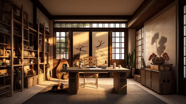 图片[18]-全球设计案例智能库_OJBKAI.COM新中式书房Midjourney灵感图库-_设计智库－全球设计案例智能库_OJBKAI.COM-全球设计案例智能库_OJBKAI.COM设计智库