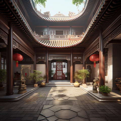 图片[9]-全球设计案例智能库_OJBKAI.COM中式四合院Midjourney灵感图库-_设计智库－全球设计案例智能库_OJBKAI.COM-全球设计案例智能库_OJBKAI.COM设计智库
