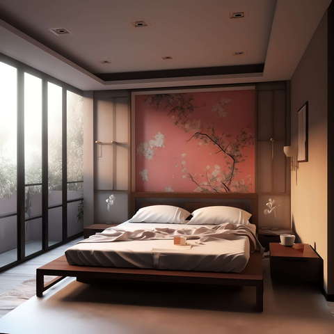 日式卧室Midjourney灵感图库-_设计智库－全球设计案例智能库_OJBKAI.COM-全球设计案例智能库_OJBKAI.COM设计智库
