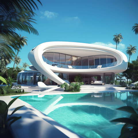 图片[27]-全球设计案例智能库_OJBKAI.COM别墅建筑外观未来科技感Midjourney灵感图库-_设计智库－全球设计案例智能库_OJBKAI.COM-全球设计案例智能库_OJBKAI.COM设计智库