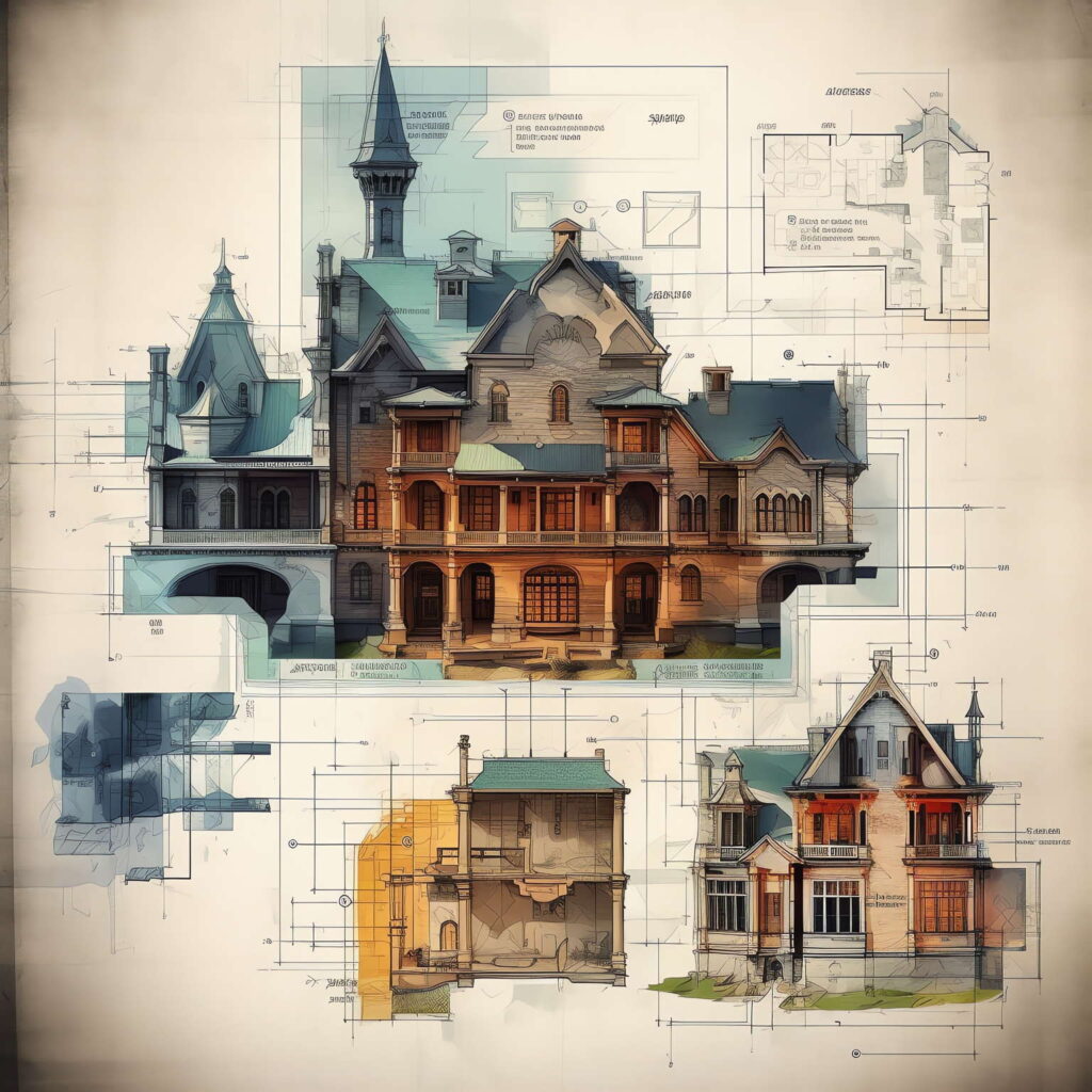 图片[10]-全球设计案例智能库_OJBKAI.COM西方建筑草图Midjourney灵感图库-名师联智库－全球设计案例智能库名师联素材平台-全球设计案例智能库_OJBKAI.COM设计智库