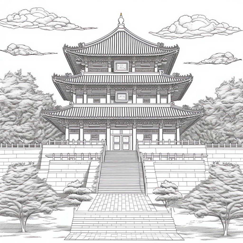 图片[27]-全球设计案例智能库_OJBKAI.COM中式古建筑草图Midjourney灵感图库-名师联智库－全球设计案例智能库名师联素材平台-全球设计案例智能库_OJBKAI.COM设计智库