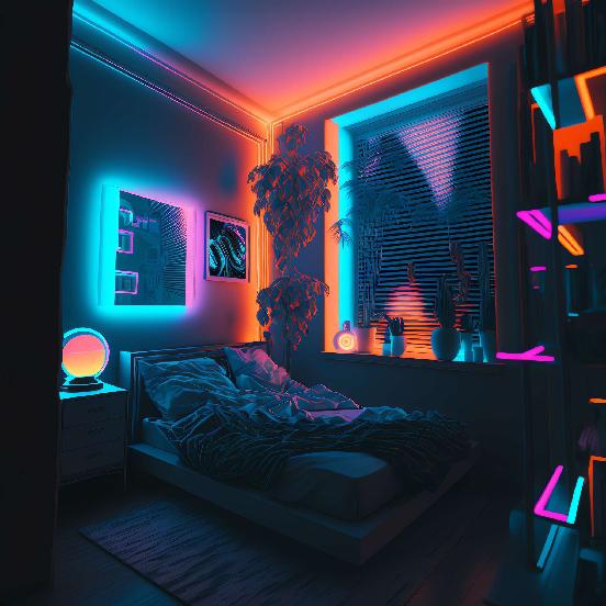 图片[32]-全球设计案例智能库_OJBKAI.COM赛博朋克风霓虹灯设计男孩房1_Midjourney灵感图库-_设计智库－全球设计案例智能库_OJBKAI.COM-全球设计案例智能库_OJBKAI.COM设计智库