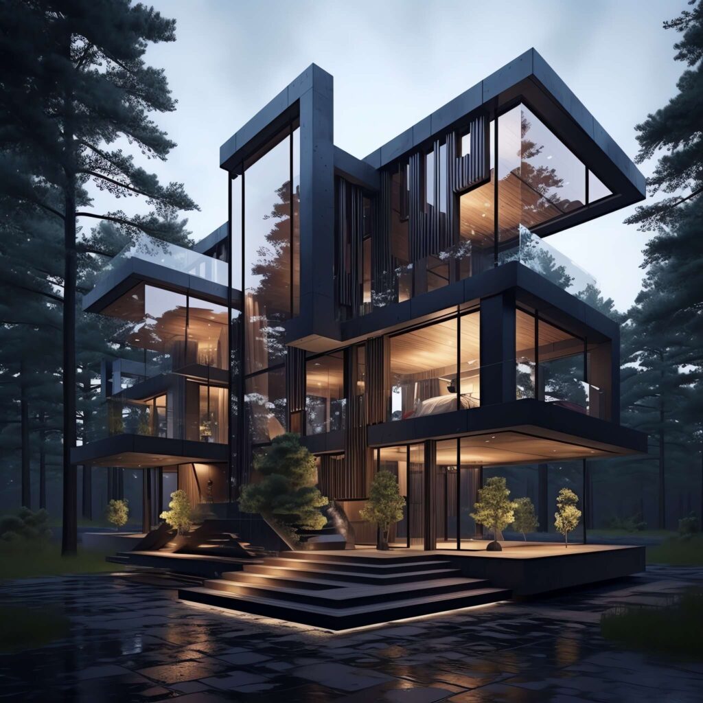 图片[16]-全球设计案例智能库_OJBKAI.COM现代风格别墅外观Midjourney灵感图库-_设计智库－全球设计案例智能库_OJBKAI.COM-全球设计案例智能库_OJBKAI.COM设计智库