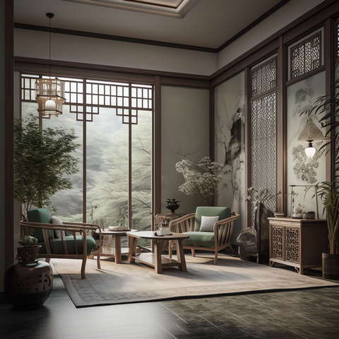 图片[31]-全球设计案例智能库_OJBKAI.COM住宅中式客厅Midjourney灵感图库-_设计智库－全球设计案例智能库_OJBKAI.COM-全球设计案例智能库_OJBKAI.COM设计智库